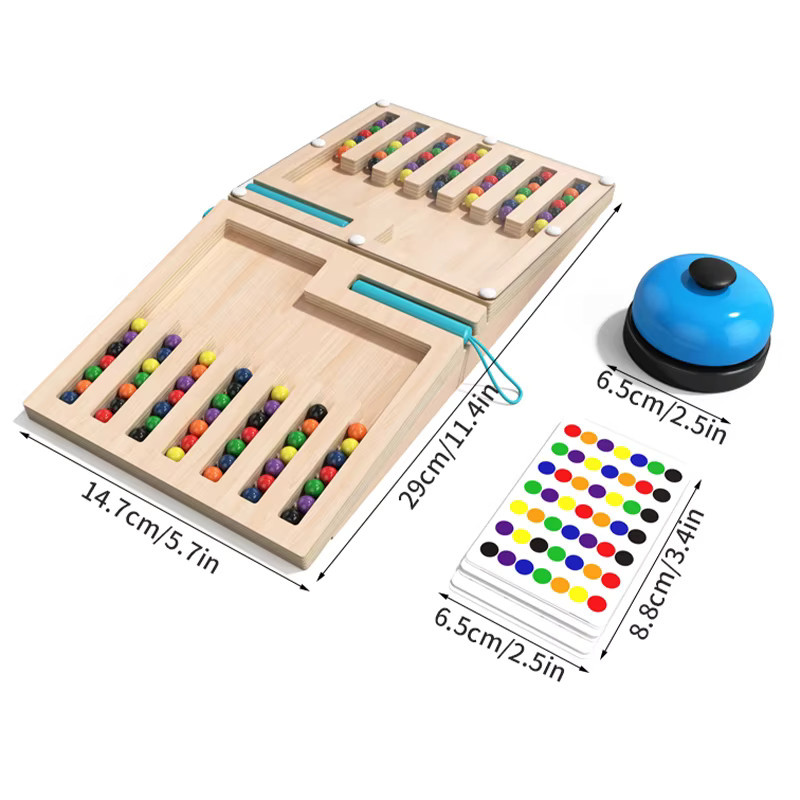Tlewj Holz-Kampfspiel, Lernspielzeug, Bunt / Mehrfarbig - Bild 5