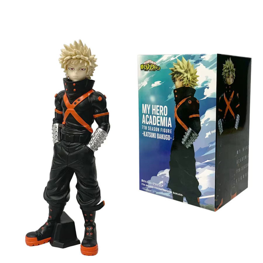 Bandai Boku no Hero Academia Bakugou Katsuki Figur, Einzelfigur, Kunststoff, Schwarz - Bild 3