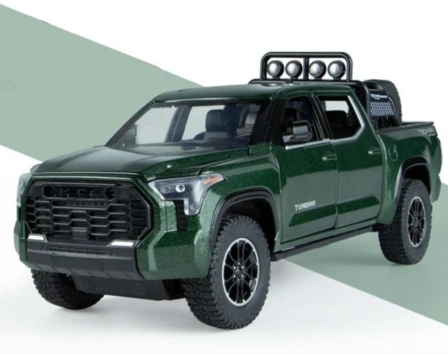 Linyi toy car Tundra Pickup Spielzeugauto, 1:24, Metall, mit Licht und Sound, ab 14 Jahren - Bild 1