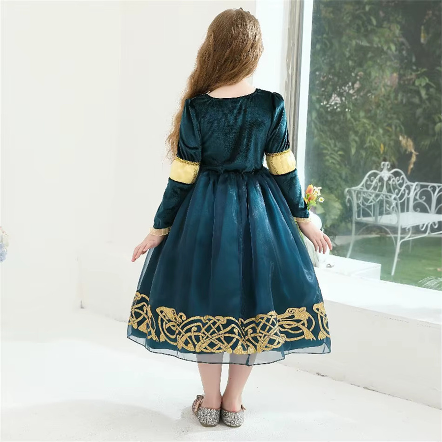 ollobebe Prinzessinnenkleid Mädchen, Kostüm, Plüsch / Textil - Bild 6