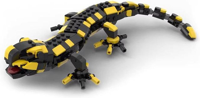 Binchi Keji Travel Feuersalamander Bausteine Set, Dinosaurier, ab 3 Jahren - Bild 1