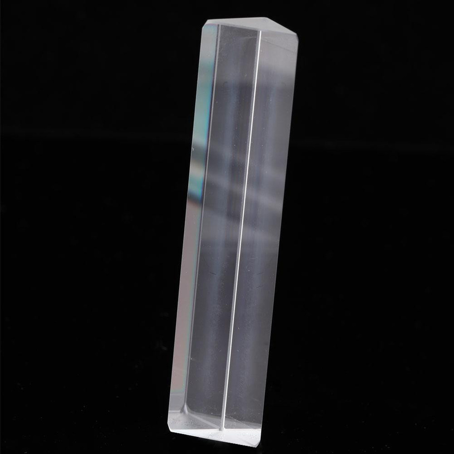 K9 Optisches Glasprisma transparent für Dekoration und Physikunterricht, B/T/H: 1,5 x 1,5 x 8,7 cm - Bild 4