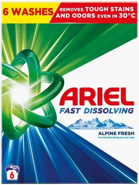 Ariel Waschpulver Alpine Frische Schnelllöslich 330g - Bild 1