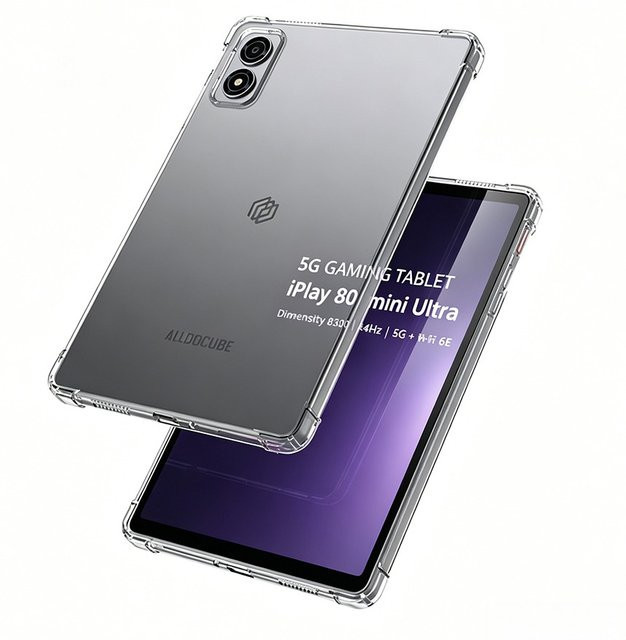 Alldocube IPlay 70 80 Mini Ultra Case Schutzhülle mit transparenter TPU-Rückseite und stoßfesten Airbags in Transparent - Bild 1