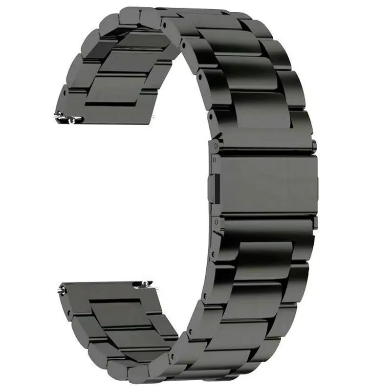 HTHwish Uhrenarmband Edelstahl, Silber, Unisex, 18mm 20mm 22mm - Bild 4