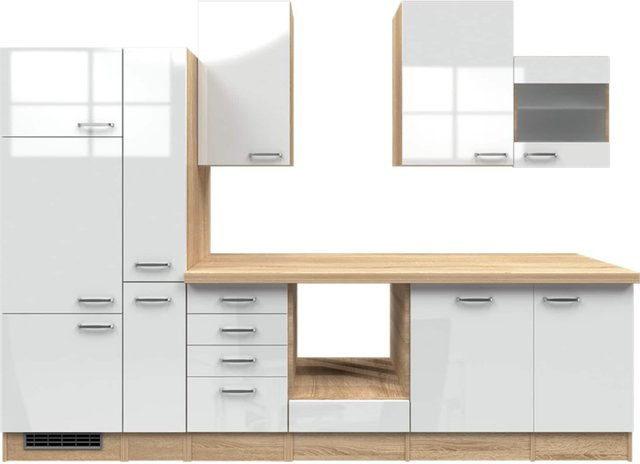 Flex-Well Küchenzeile Valero ohne Elektrogeräte Breite: 310 cm - Bild 1