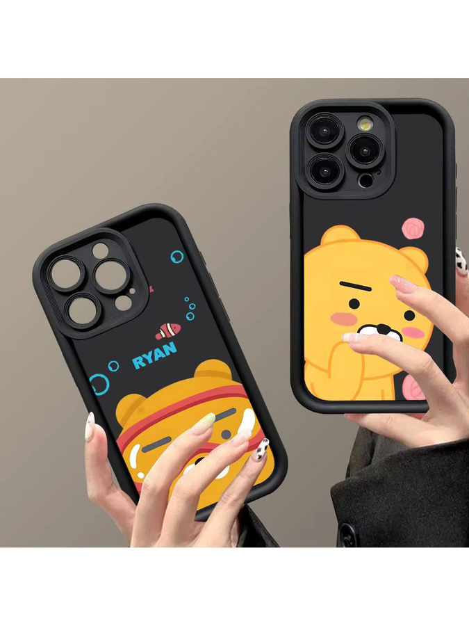 K-Kakao F-Friends Silikon Handyhülle für iPhone Pro Max in Schwarz - Bild 5