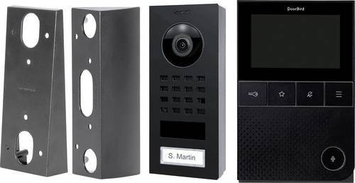 DoorBird D11 Video-Türsprechanlage Kit mit LAN und WLAN in Graphitschwarz seidenmatt - Bild 1