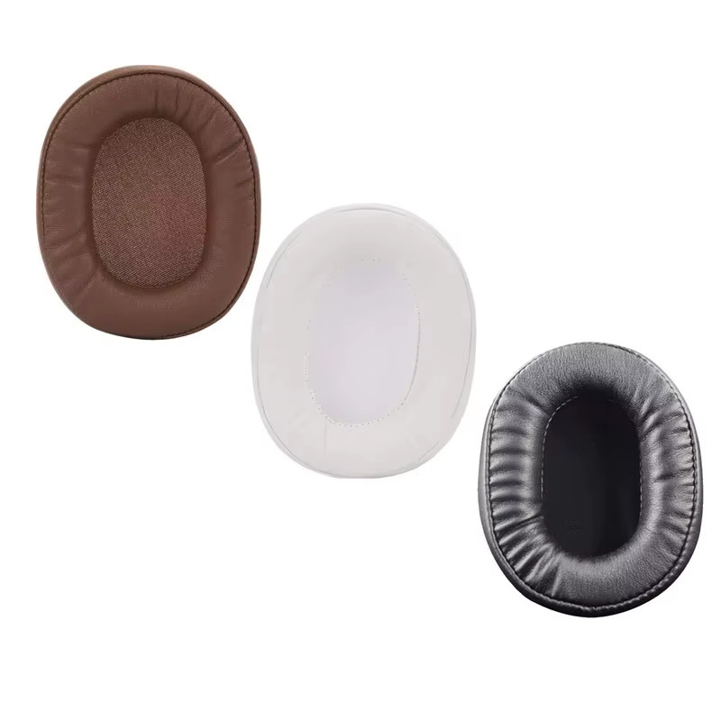 Ersatz-Ohrpolster aus Proteinleder für Audio Technica ATH MSR7 M50X M40X SX1 in Braun und Multicolour - Bild 3