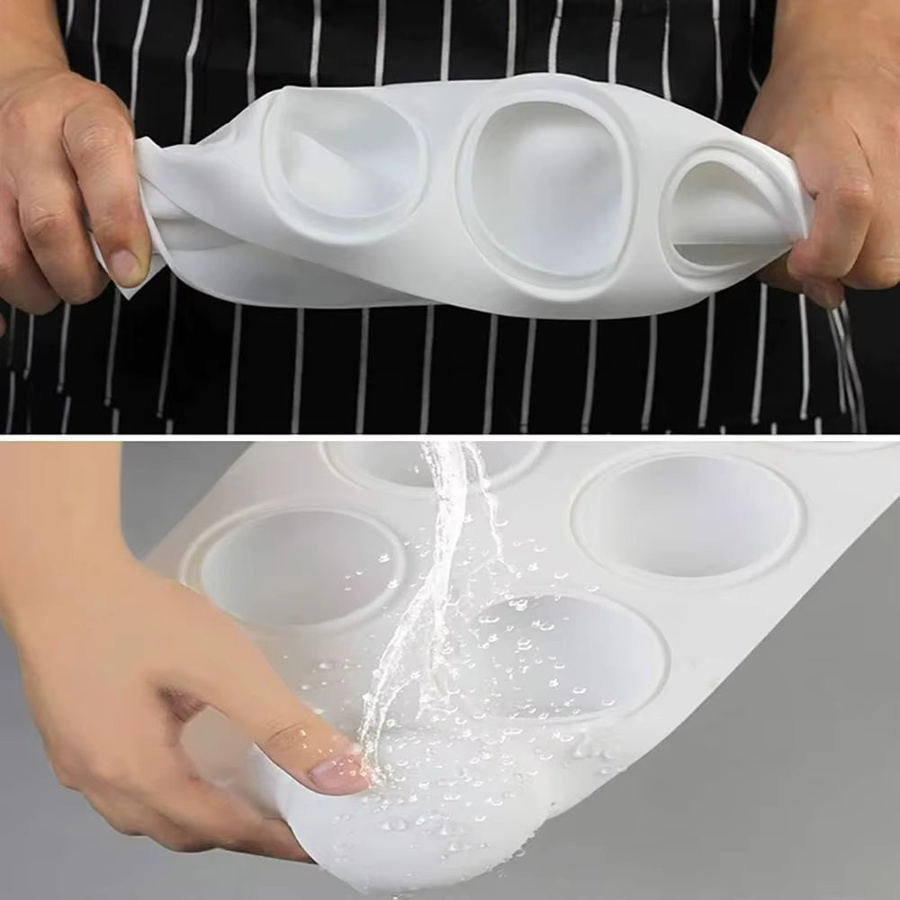 Silikon Backform für 3D Kugel Gebäck und Cake Pops in Weiß - Bild 2