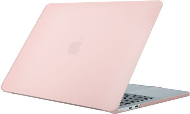 Transparente matte Laptop-Hülle für Apple MacBook Pro Air Retina Notebook in Pink - Bild 1