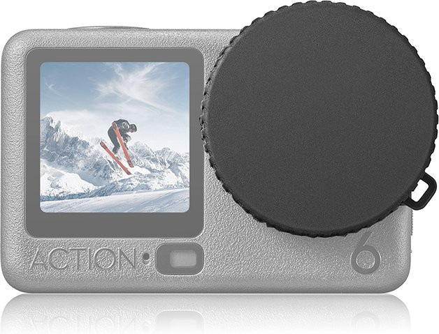 DJI Silikon-Objektivdeckel für Osmo Action 6 in Schwarz, kratzfeste und staubdichte Objektivschutzhülle - Bild 1