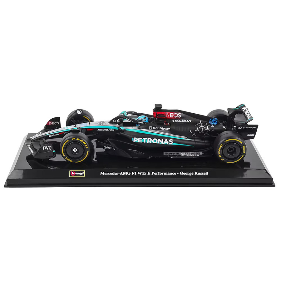 Bburago F1-Serie Mercedes-AMG W15 Automodell, 1:24, Metall, ab 14 Jahren - Bild 2
