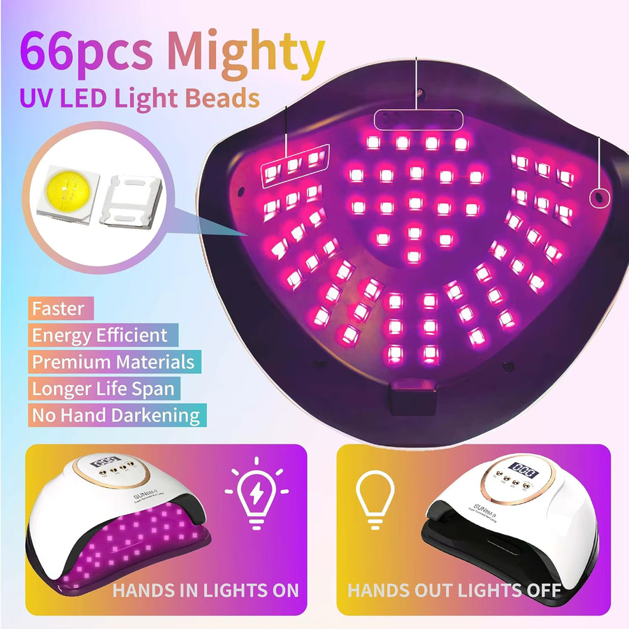 DianaBeauty UV Nagel Lampe, 66 LEDs, 280W, Unisex - Bild 4