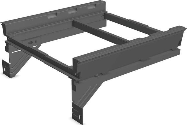 Ninka Mülleimer Halterung Eins2fünf Nl 400 für Einbau Abfallsammler aus Kunststoff in Dunkelgrau, Korpusbreite: 45 cm - Bild 1