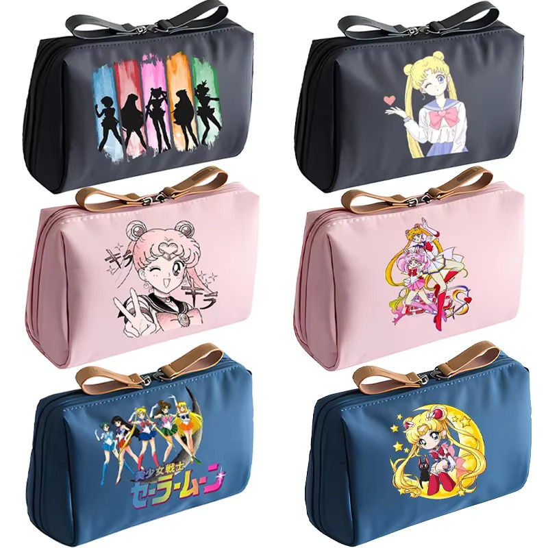 Bandai Sailor Moon Kosmetiktasche für Damen, tragbare Reise-Kulturtasche in Multicolour - Bild 2