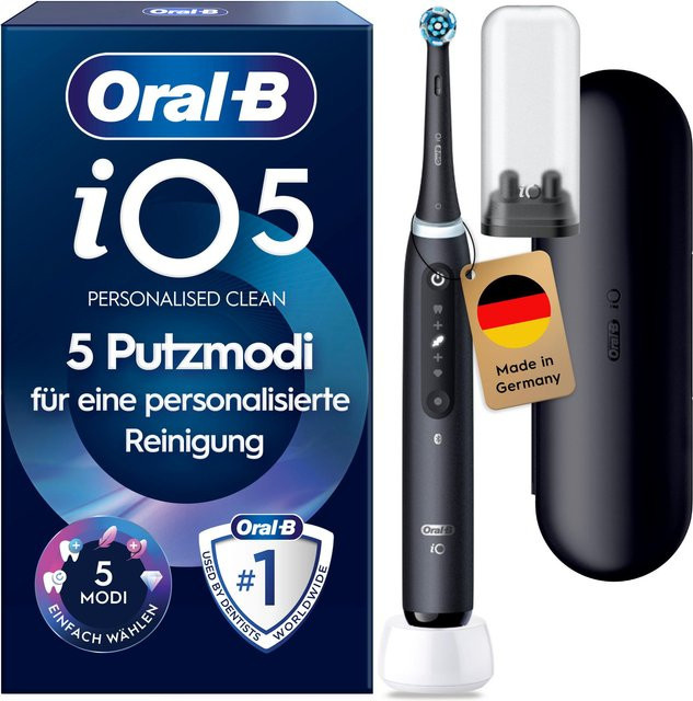Oral-B iO Series 5 Elektrische Zahnbürste, Schwarz - Bild 2