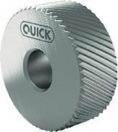 Quick-Step Rändelrad PM BR 30Grad in Silber mit Fase, B/T/H: 15 x 4 x 4 cm - Bild 1