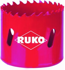 Ruko Lochsäge aus HSS-Bimetall mit variabler Zahnung in Rot, Durchmesser: 20 mm - Bild 1