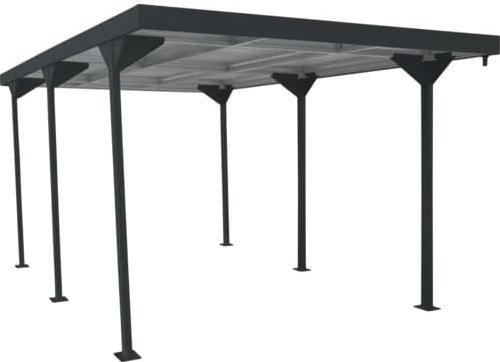 Duramax Metall Carport offene Autoüberdachung H: 233 cm, B: 287 cm, T: 543 cm - Bild 1