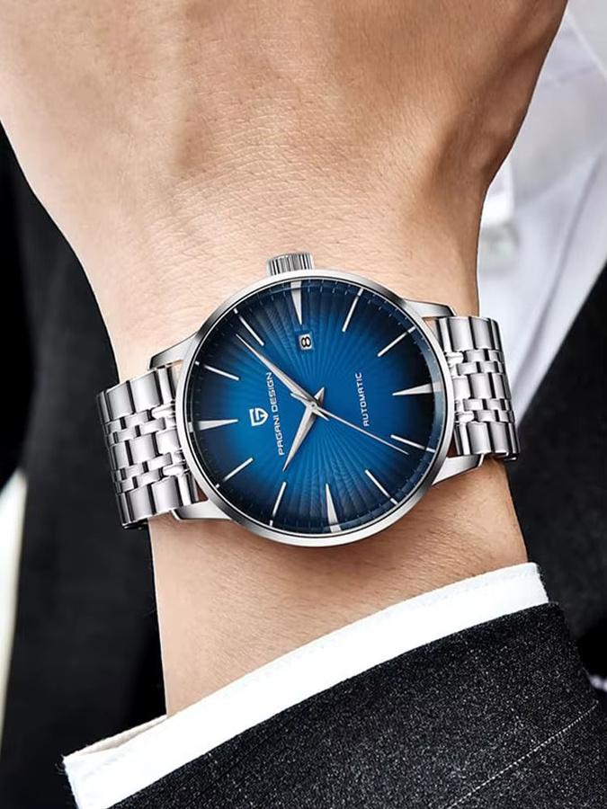 Pagani Design Armbanduhr, Automatik, Edelstahl, Saphirglas, 43 mm, Herren - Bild 7