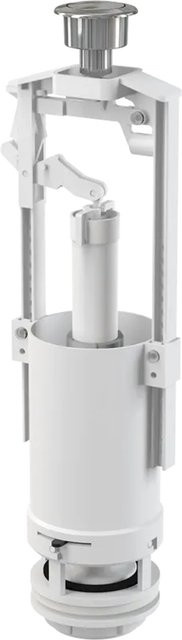Alcadrain Ablaufventil mit Push-Open-Funktion in Chrom, höhenverstellbar 310–405 mm - Bild 1