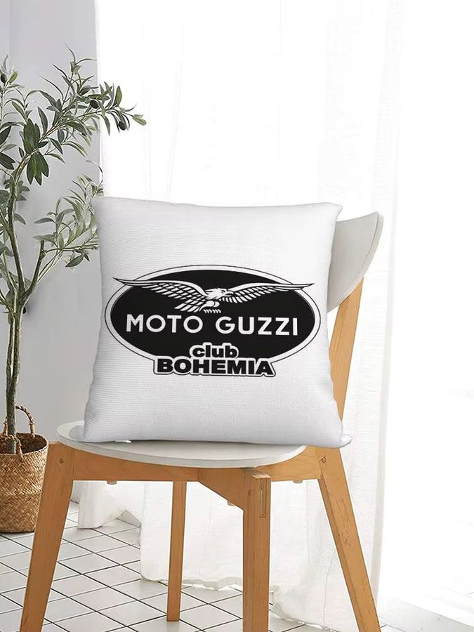 Moto G-Guzzi Kissenbezug aus weichem Plüschstoff in Multicolor, doppelseitig bedruckt - Bild 5