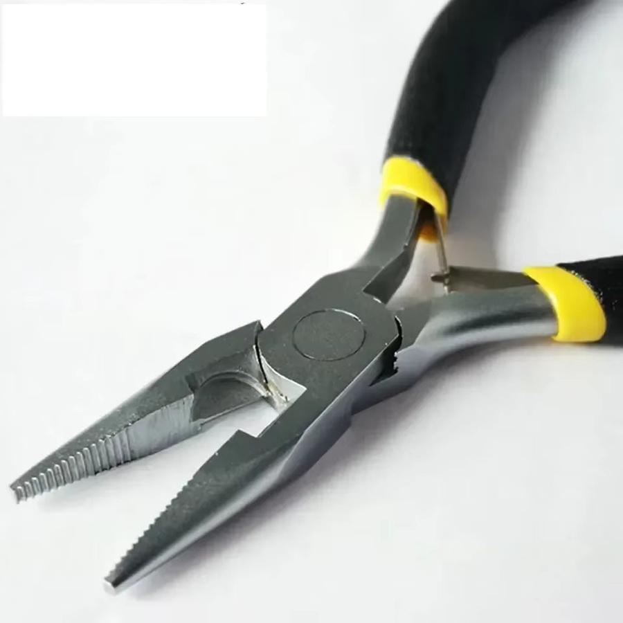 Langlebiges Schmuckzangen-Set aus Kohlenstoffstahl in Silber, bestehend aus runden, flachen und langnase Zangen für dein Handwerk - Bild 2
