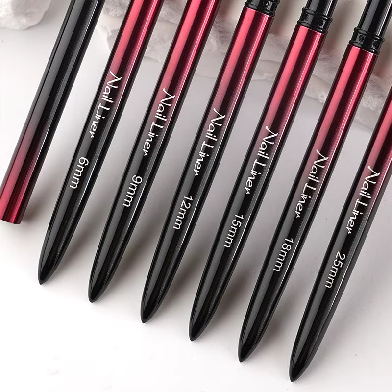 mifanxi Nail Art Liner Pinsel für Gel und Nagellack, 1/6 Stück - Bild 3