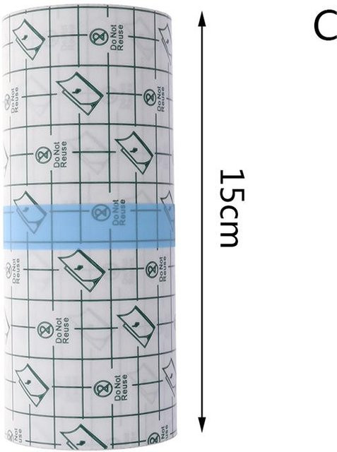 Remote Ages Tattoo-Verbandrolle, transparent, 15 cm x 10 m, Unisex - Bild 1