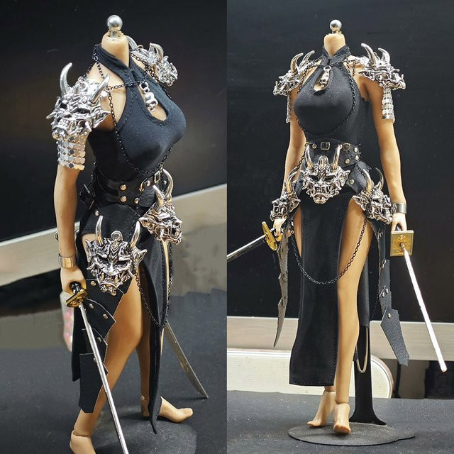 Taholicy Cheongsam Stil Kleid, Metall Tierkopf Rüstung, Zubehör - Bild 1