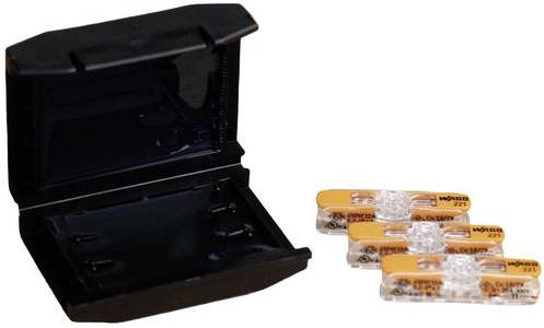CellPack EASY-PROTECT Inline 3/4 Gelbox Verbindungsklemmen Schwarz für flexible und starre Leiter 0,2-4mm² - Bild 1