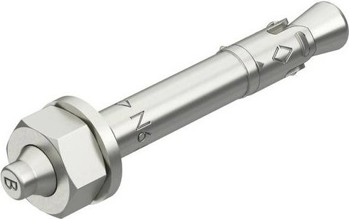 OBO Bettermann HCR Nagelanker aus Edelstahl, Farbe Silber, Durchmesser: 6 mm, Länge: 49 mm, 50 Stück - Bild 1