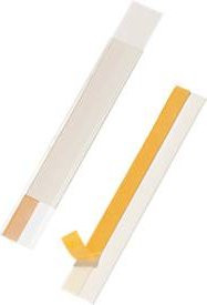 Scanfix Scannerschiene selbstklebend transparent, variabel zuschneidbar, 50 Stück, B: 40 mm, L: 200 mm - Bild 1