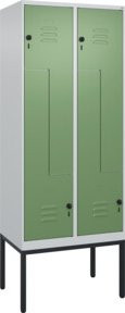 C+P Z-Spind Classic PLUS Gestell mit 4 Fächern und Sicherheits-Drehriegel, Höhe: 212 cm, Breite: 80 cm, Tiefe: 50 cm - Bild 1