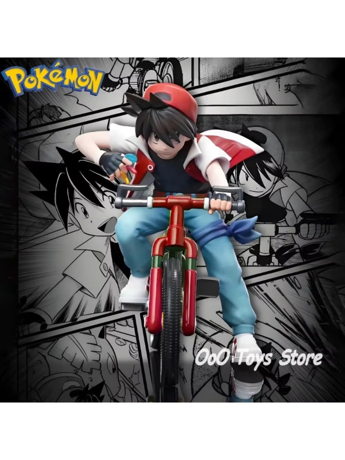 Bandai Pokémon Ash Ketchum beim Radfahren, Actionfigur, 6cm - Bild 3