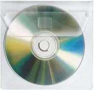 Veloflex CD/DVD Hülle aus Kunststoff, transparent, 10er Pack - Bild 1