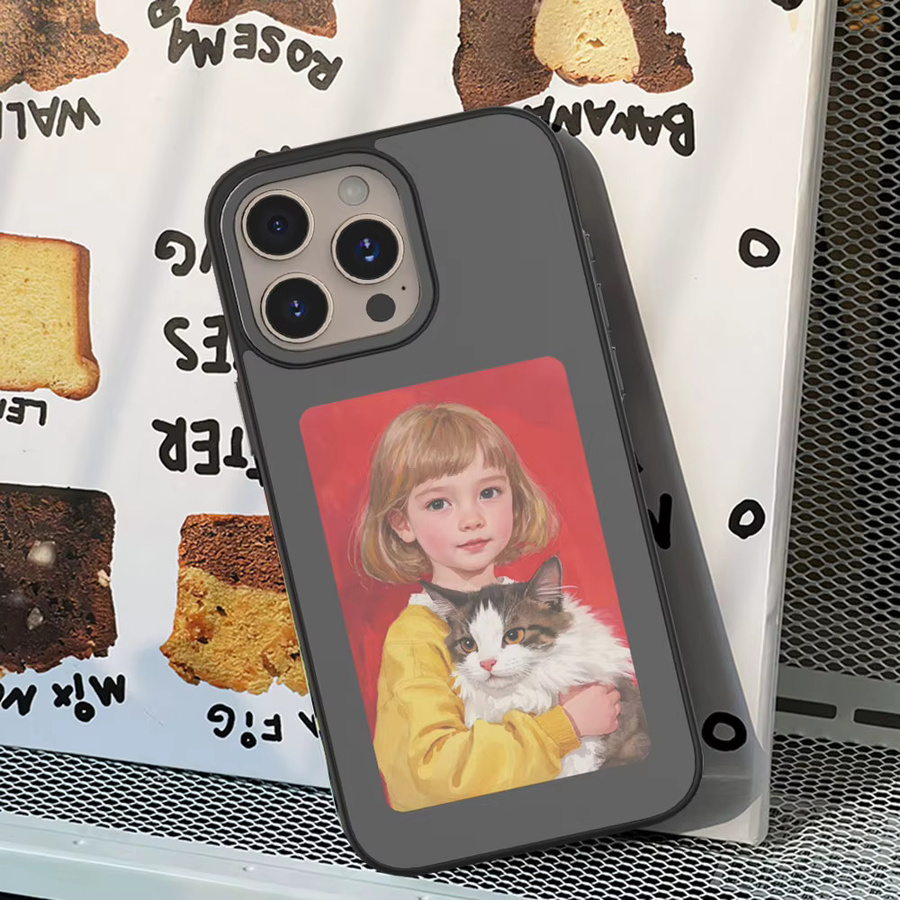 LIQI NFC E-Ink Smart Telefonhülle mit Bildschirmprojektion für iPhone 16 15 14 13 Pro Max in Grau - Bild 2