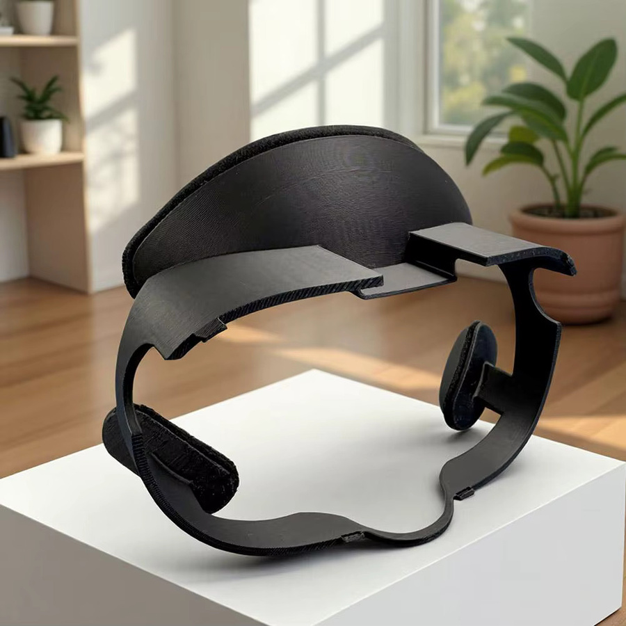 Verbesserte Halterung und atmungsaktive Gesichtsmaske für Meta Quest 3 VR All-in-One-Gerät in Schwarz - Bild 2