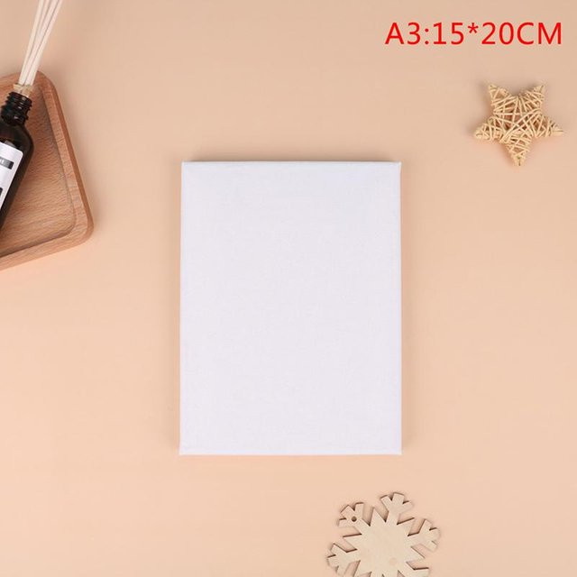Chanyix Künstlerleinwand A3 in Weiß für Ölgemälde auf Holzrahmen - Bild 1