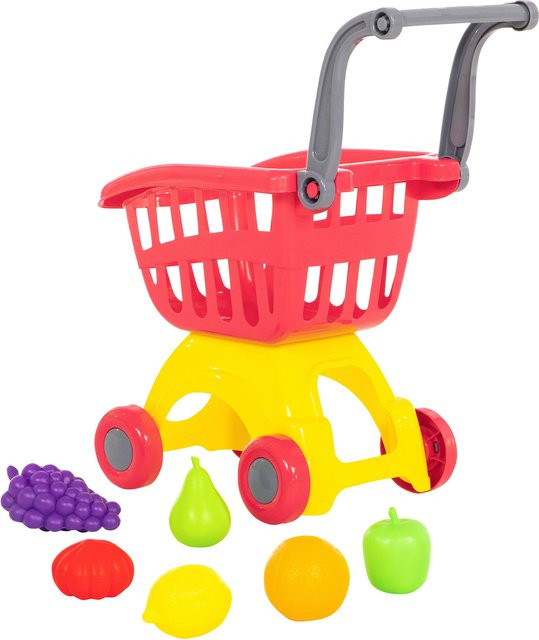 Polesie Einkaufswagen Mini mit Zubehör 6-tlg. ab 1 Jahr - Bild 1