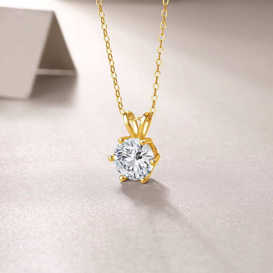 LONGUE VUE Halskette, 585 Gold, Diamant, Damen - Bild 2