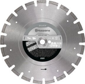 Husqvarna Diamanttrennscheibe VARI-CUT S85 für Beton, Silber, Durchmesser: 350 mm, Bohrung: 25,4/20 mm - Bild 1