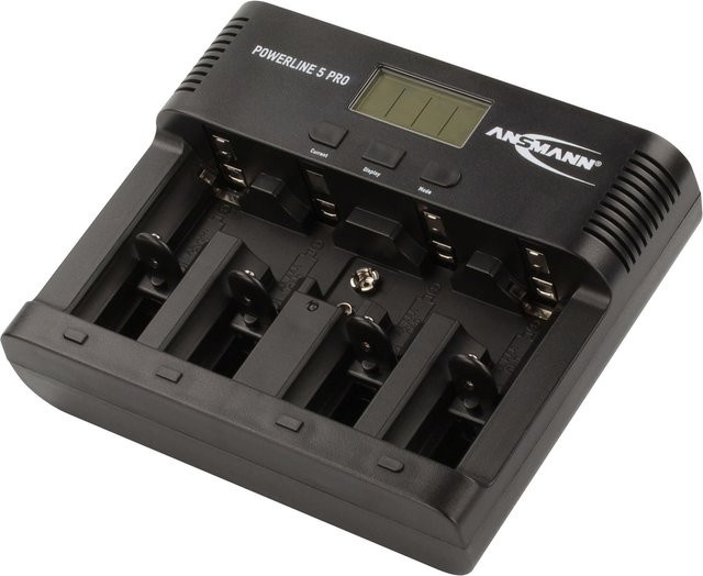 Ansmann Powerline 5 Pro Rundzellen-Ladegerät für NiCd und NiMH Akkus der Größen AAA, AA, C und D - Bild 3