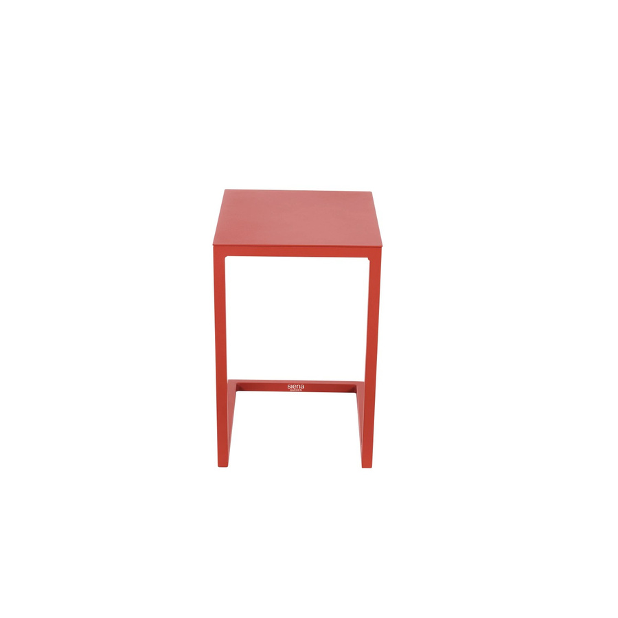 Siena Garden Gartentisch rechteckig Brick in Rot aus Aluminium für den Außenbereich, B/T/H: 40 x 33,5 cm - Bild 2