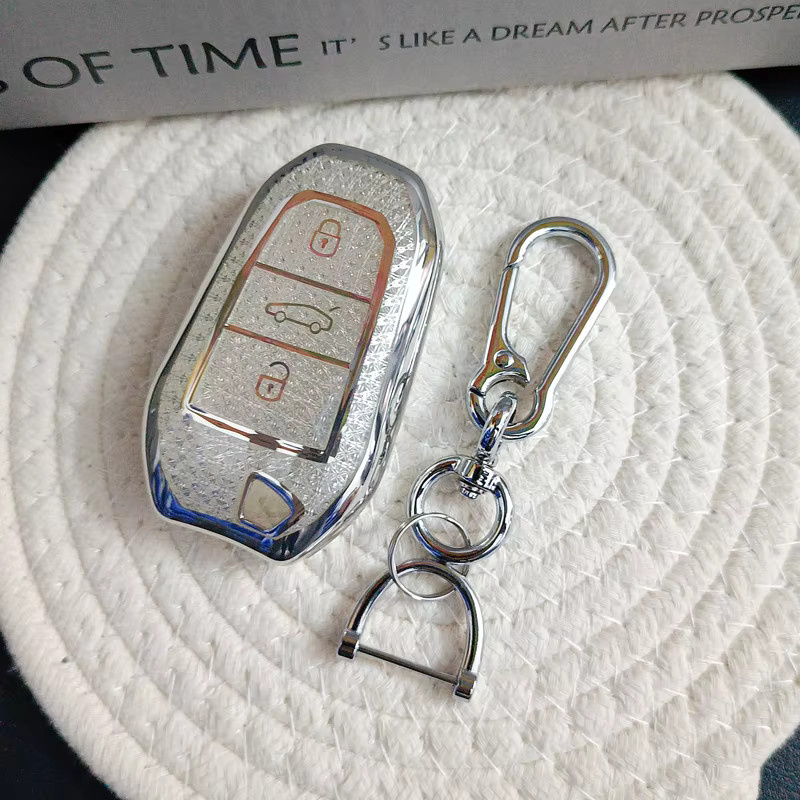 ICAR White Diamond TPU Autoschlüssel Etui für Peugeot und Citroen Modelle - Bild 2