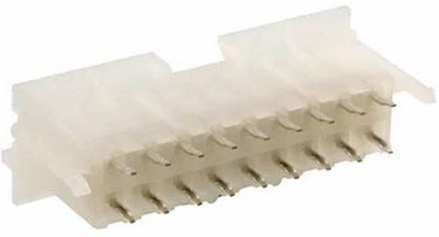Molex Einbau-Buchsenleiste in Weiß mit 18 Polen und einem Rastermaß von 4,20 mm - Bild 1