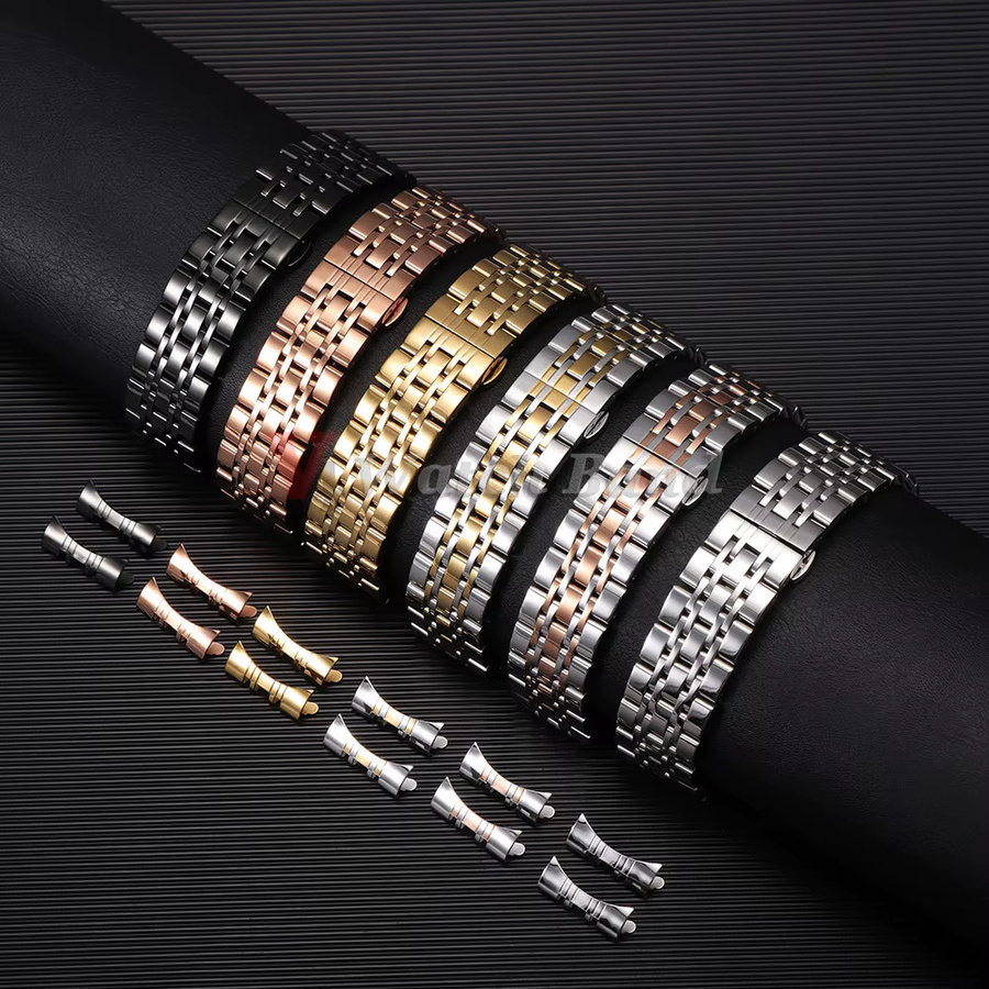 Uhrenarmband Edelstahl, Silber, Unisex - Bild 1