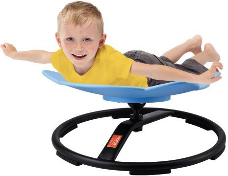 VEVOR Elefanten Drehstuhl für Kinder in Blau mit 360 Grad Drehung und rutschfester Metallbasis zur Förderung von Koordination und Fokus - Bild 1