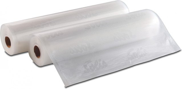Solis Vakuumierfolien 2 Rollen transparent, B: 30 cm, L: 600 cm, mikrowellen- und gefriergeeignet, BPA-frei - Bild 1